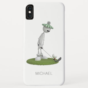 Golf Cartoon T-Shirt Personalisierter Name Golf Case-Mate iPhone Hülle