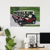 Golf Carts Poster (Heimbüro)