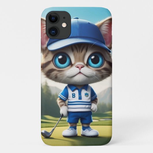 Golf Cat Case-Mate iPhone Hülle (Rückseite)