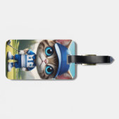 Golf Cat Gepäckanhänger (Rückseite horizontal)