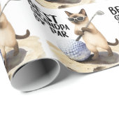 Golf Cat Golf Cat ist das beste Grand Pa von Par Geschenkpapier (Rolleneckpunkt)