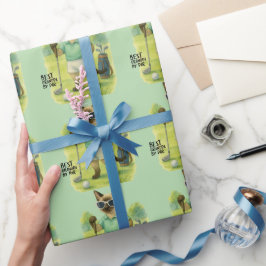 Golf Cat Golf Cat ist das beste Grand Pa von Par Geschenkpapier