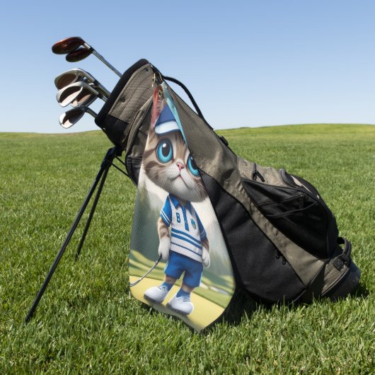Golf Cat Golfhandtuch (Gras)