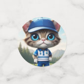 Golf Cat Konfetti (Klein Vorderseite)