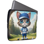 Golf Cat Laptopschutzhülle (Vorne Rechts)