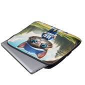 Golf Cat Laptopschutzhülle (Vorne Knopf)