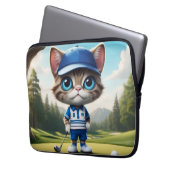 Golf Cat Laptopschutzhülle (Vorderseite Links)