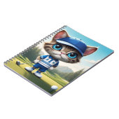 Golf Cat Notizblock (Linke Seite)