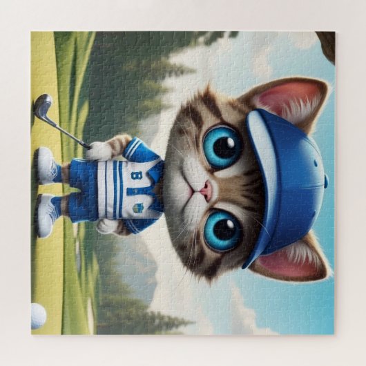 Golf Cat Puzzle (Horizontal)