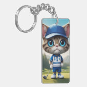 Golf Cat Schlüsselanhänger (Vorderseite links)
