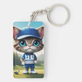 Golf Cat Schlüsselanhänger (Rückseite)