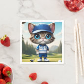 Golf Cat Serviette (Beispiel)