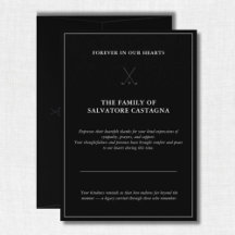 Golf Celebration of Life Black