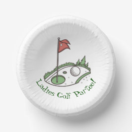 Golf Celebration Party Paper Bowl Pappteller