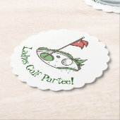 Golf Celebration Party Untersetzer (angewinkelt)