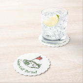 Golf Celebration Party Untersetzer (Vor Ort)