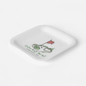 Golf Celebration Square Papierplatte Pappteller (Gewinkelt)