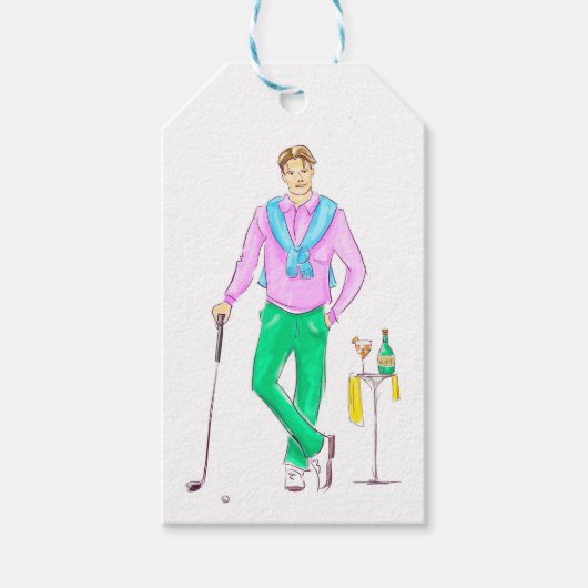 Golf Chic Geschenkanhänger (Vorderseite)