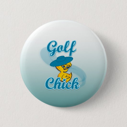 Golf Chick #3 Button (Vorderseite)