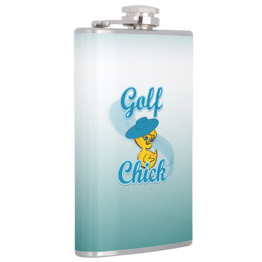 Golf Chick #3 Flachmann (Rechts)