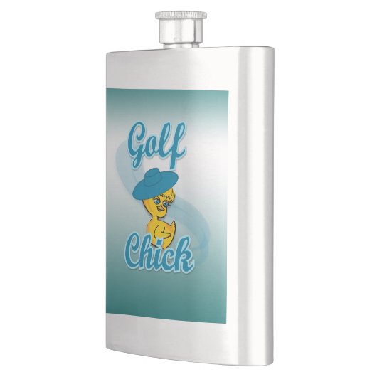 Golf Chick #3 Flachmann (Links)