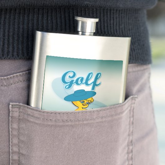 Golf Chick #3 Flachmann (Beispiel)