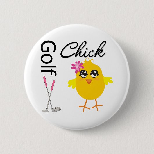 Golf Chick Button (Vorderseite)