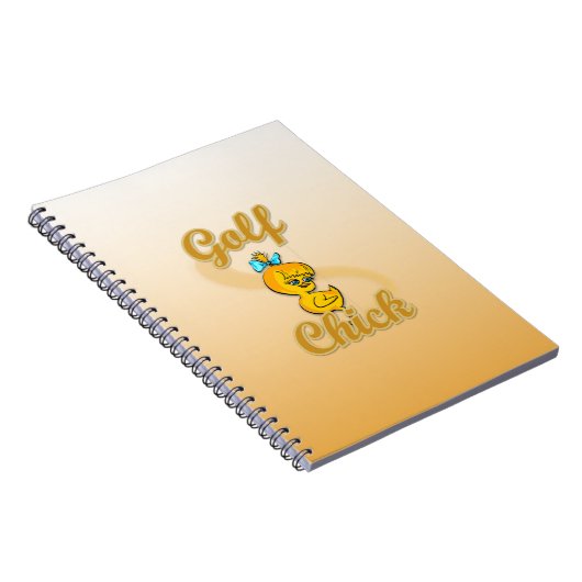 Golf Chick Notizblock (Rechte Seite)