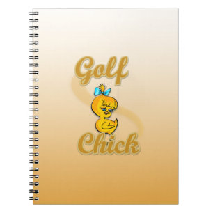 Golf Chick Notizblock