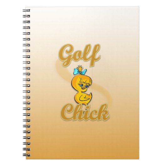 Golf Chick Notizblock (Vorderseite)