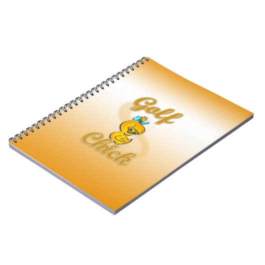 Golf Chick Notizblock (Linke Seite)