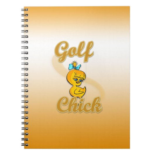Golf Chick Notizblock (Vorderseite)