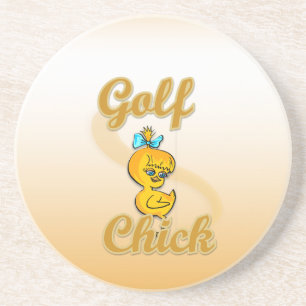Golf Chick Sandstein Untersetzer