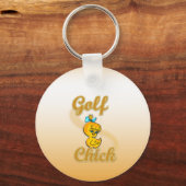Golf Chick Schlüsselanhänger (Vorderseite)
