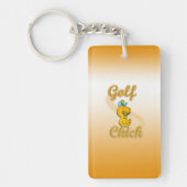 Golf Chick Schlüsselanhänger (Vorderseite)