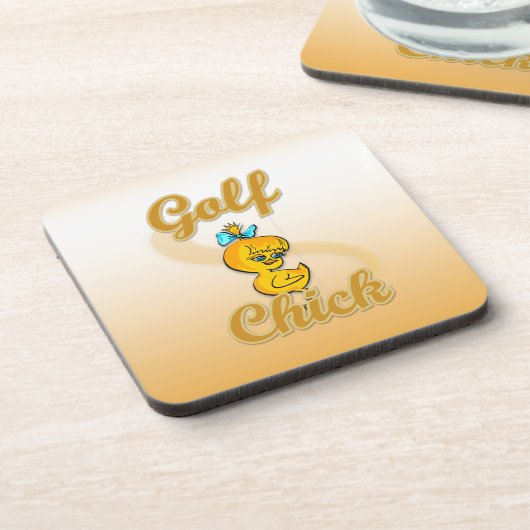 Golf Chick Untersetzer (Linke Seite)
