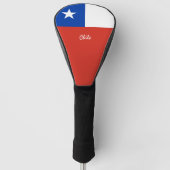 Golf Chile & Chiles Flagge /Golf Clubs Abdeckung Headcover (Vorderseite)