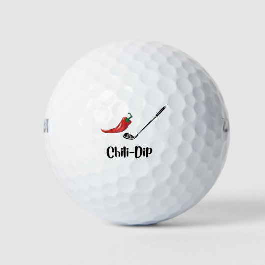 Golf Chili Dip Golfball (Vorderseite)