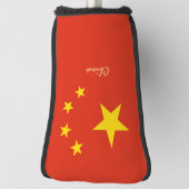 Golf China & Chinesische Flagge / Golf Clubs Abdec Golf Headcover (Rotieren 90)