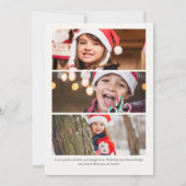 Golf Christmas Candle ・ Foto Feiertagskarte (Rückseite)