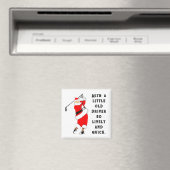 Golf Christmas Collectible Magnet (In Situ (Geschirrspüler))