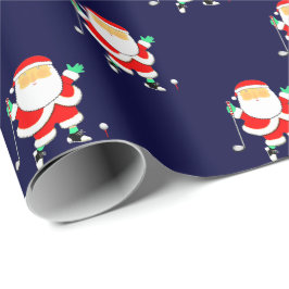 Golf Christmas Geschenkpapier