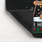 Golf Christmas Gingerbread Sweeter Than Your Hole- Mousepad (Ecke)