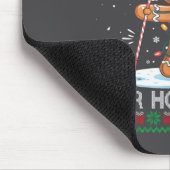 Golf Christmas Gingerbread Sweeter Than Your Hole- Mousepad (Ecke)