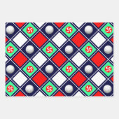 Golf Christmas Holiday Gift Geschenkpapier Set (Vorderseite 2)