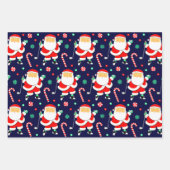 Golf Christmas Holiday Gift Geschenkpapier Set (Vorderseite)