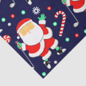 Golf Christmas Holiday Gift Seidenpapier (Detail)