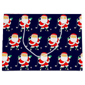 Golf Christmas Holiday Große Geschenktüte (Vorderseite)