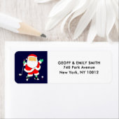 Golf Christmas Holiday Label (Insitu)