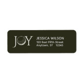 Golf Christmas Joy Rücksendeadresse (Vorne)